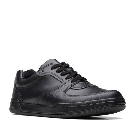 Clarks Fawn Lay Black Leather - Wide Width