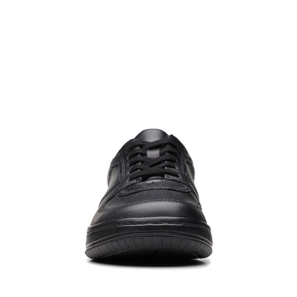 Clarks Fawn Lay Black Leather - Wide Width