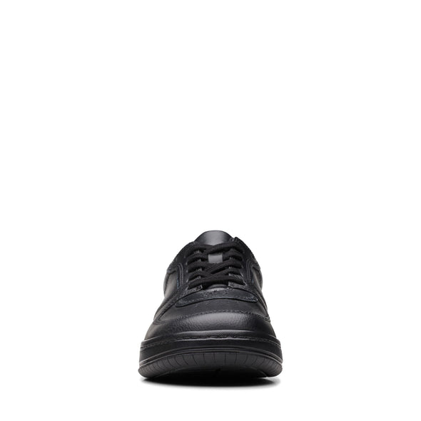 Clarks Fawn Lay Black Leather - Wide Width