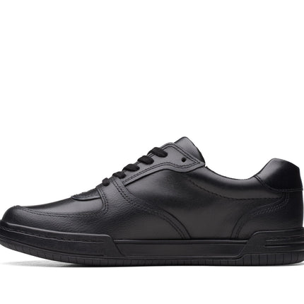 Clarks Fawn Lay Black Leather - Wide Width