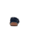 Clarks Tiny Beat Toddler Navy Patent - Wide Fit