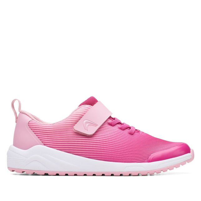 Clarks Aeon Pace Older Kid Pink Interest