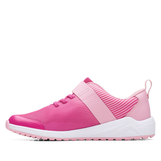 Clarks Aeon Pace Older Kid Pink Interest