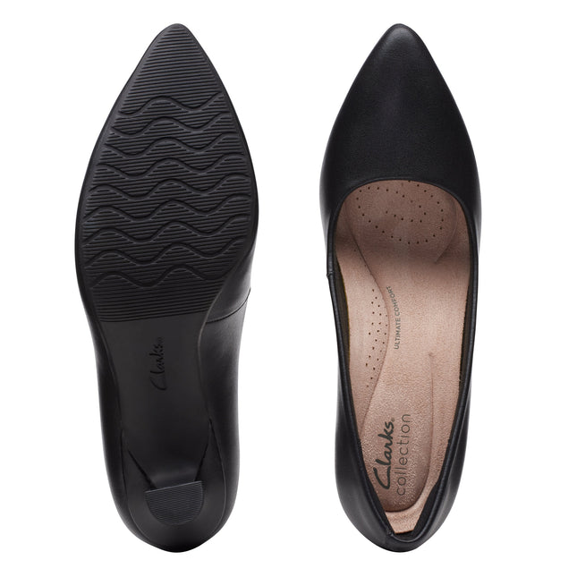 Clarks Kataleyna Gem Black Leather
