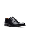 Clarks CraftArlo Lace Black Leather - Standard Width