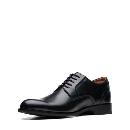 Clarks Men’s Craft Arlo Lace Oxford Shoe — Black Leather
