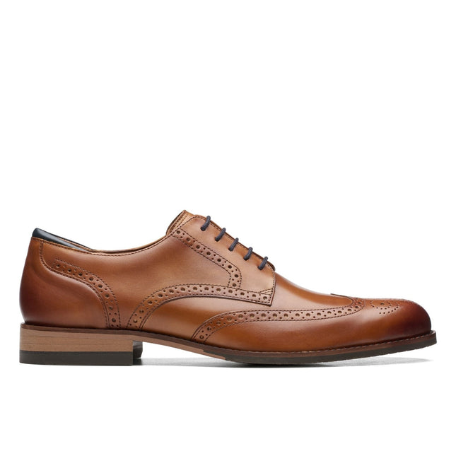Clarks CraftArloLimit Tan Leather - Wide Width