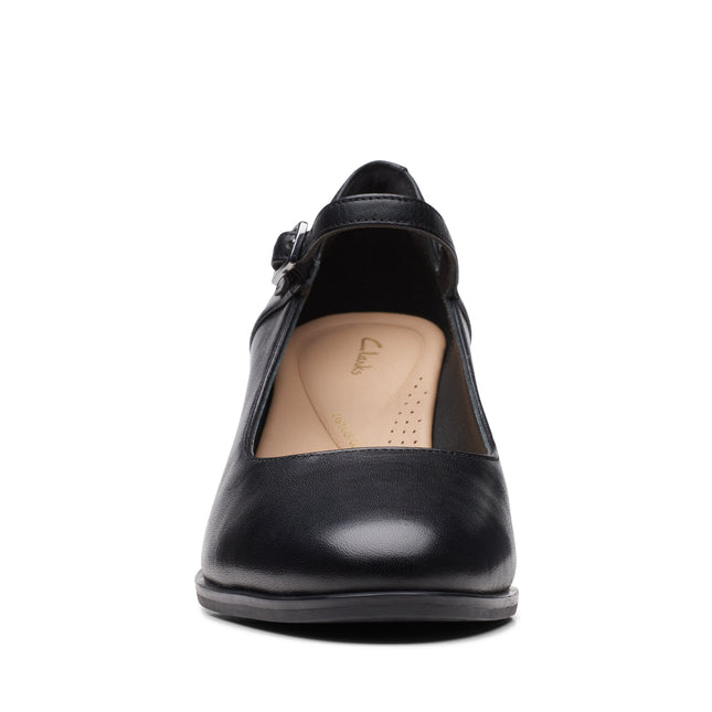 Clarks Freva55 Strap Black Leather