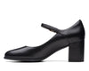 Clarks Freva55 Strap Black Leather