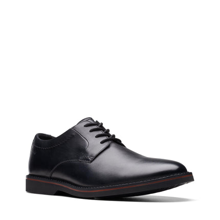 Clarks Atticus LTLace Black Smart Mens Shoes