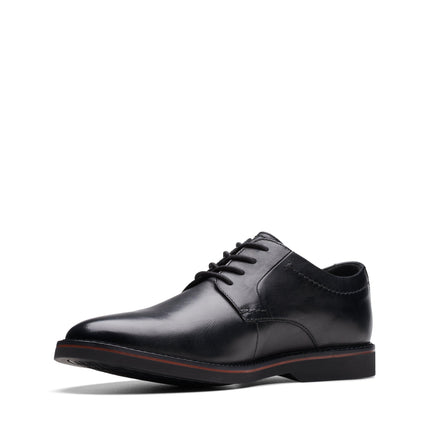 Clarks Atticus LTLace Black Smart Mens Shoes