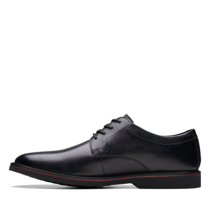 Clarks Atticus LTLace Black Smart Mens Shoes