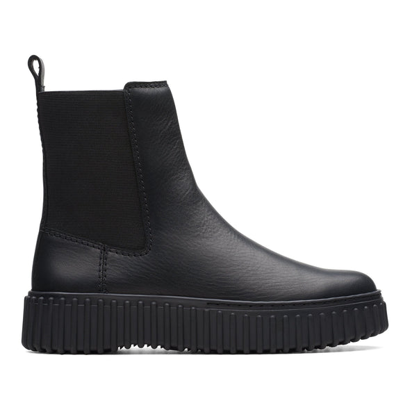 Clarks Torhill Maple Black Leather