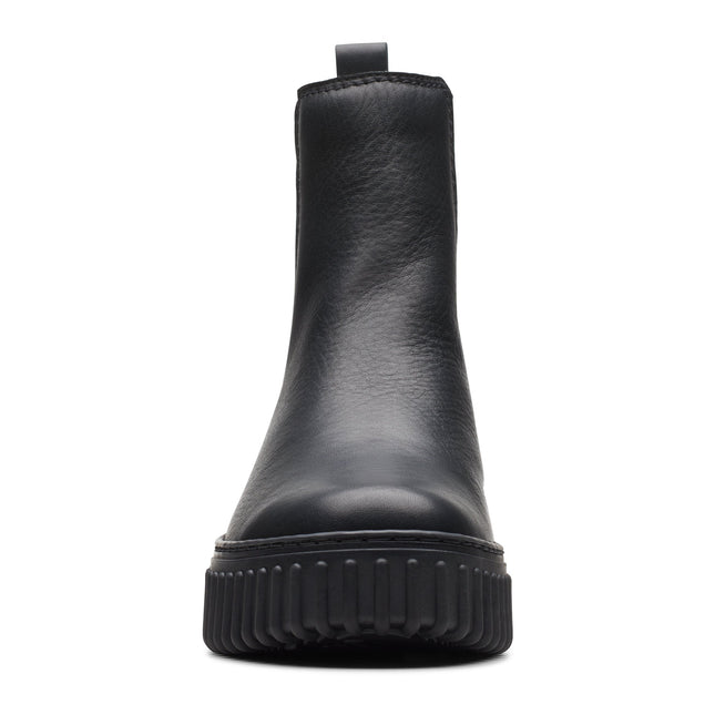 Clarks Torhill Maple Black Leather