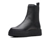 Clarks Torhill Maple Black Leather
