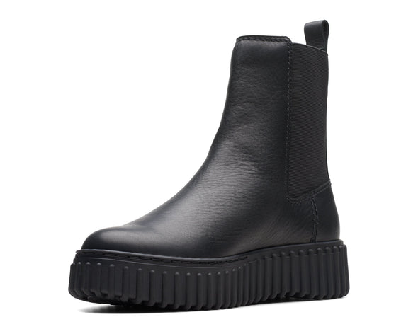Clarks Torhill Maple Black Leather