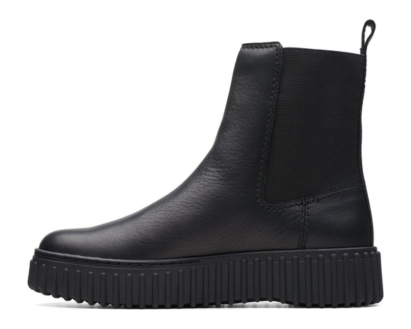 Clarks Torhill Maple Black Leather