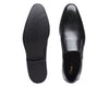 Clarks Boswyn Slip Black Leather - Standard Width