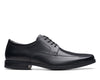 Clarks Howard Over Black Leather - Standard Width