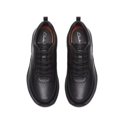 Clarks ClarksPro Lace Black Leather - Wide Width