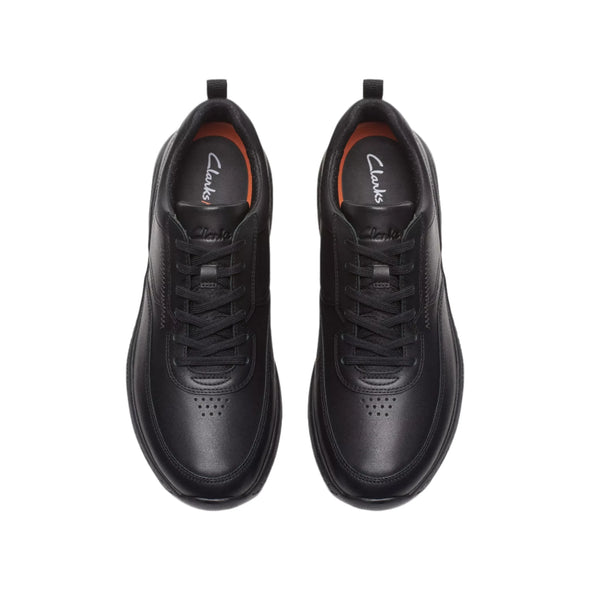 Clarks ClarksPro Lace Black Leather - Wide Width