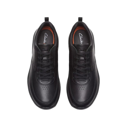 Clarks ClarksPro Lace Black Leather - Standard Width