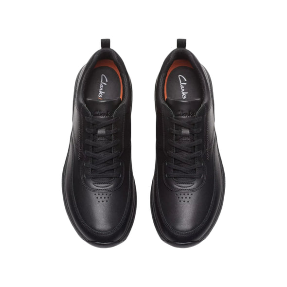 Clarks ClarksPro Lace Black Leather - Standard Width