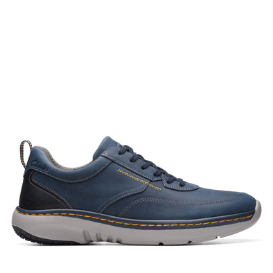 Clarks ClarksPro Lace Navy Leather - Wide Fit