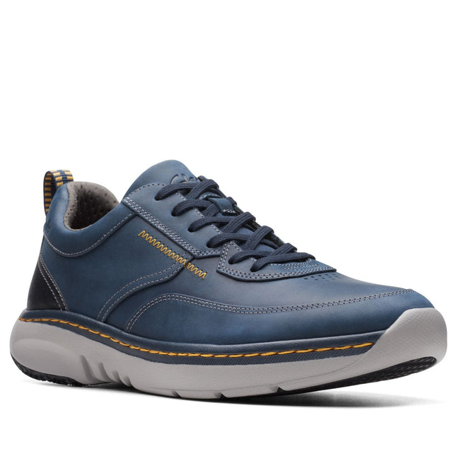 Clarks ClarksPro Lace Navy Leather - Wide Width