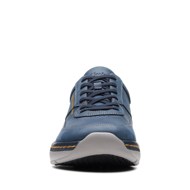 Clarks ClarksPro Lace Navy Leather - Wide Width