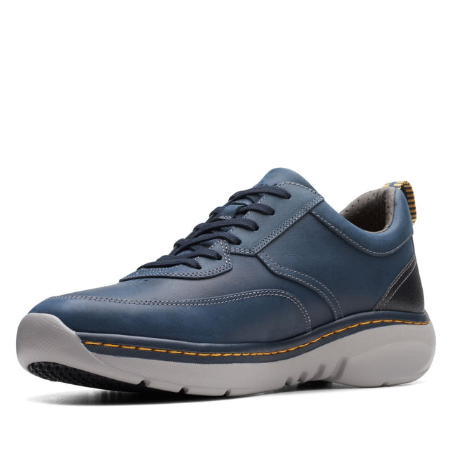 Clarks ClarksPro Lace Navy Leather - Wide Width