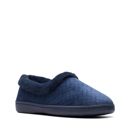 Clarks Twyla Star Navy - Wide Width Womens Slippers