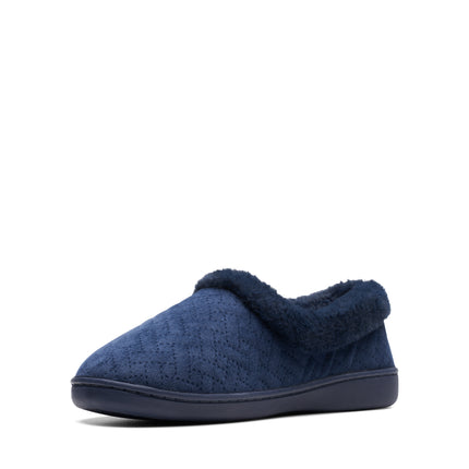 Clarks Twyla Star Navy - Wide Width Womens Slippers