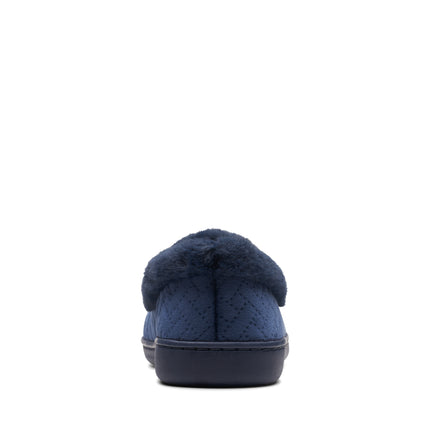 Clarks Twyla Star Navy - Wide Width Womens Slippers