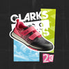 Clarks CicaStarRun Kid Pink Combi Syn - Wide Fit
