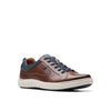 Clarks Mapstone Lace Mahogany Leather