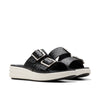 Clarks Drift Buckle Black Woven