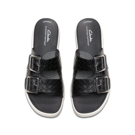 Clarks Drift Buckle Black Woven