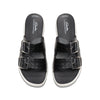 Clarks Drift Buckle Black Woven