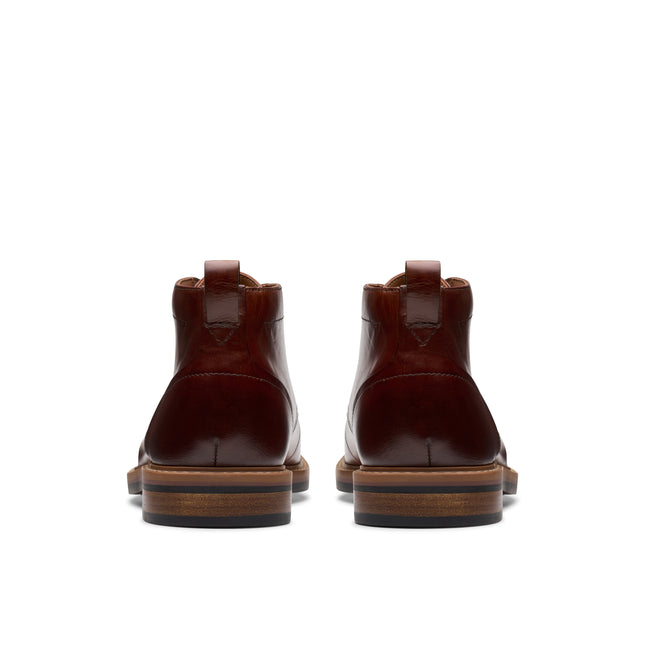 Clarks Aldwin Chukka Mid Tan Leather