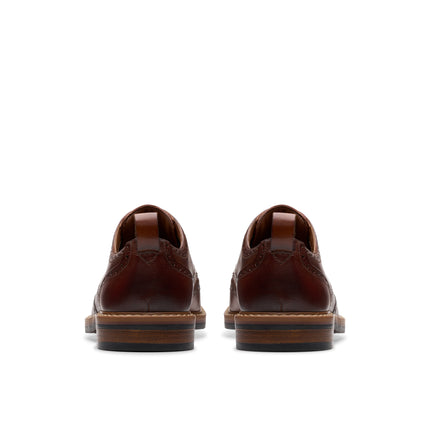 Clarks Aldwin Limit Mid Tan Leather