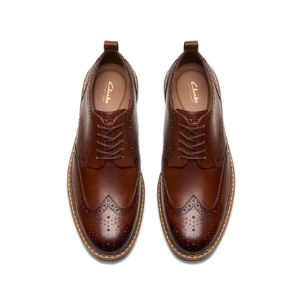 Clarks Aldwin Limit Mid Tan Leather