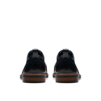 Clarks Aldwin Limit Navy Leather