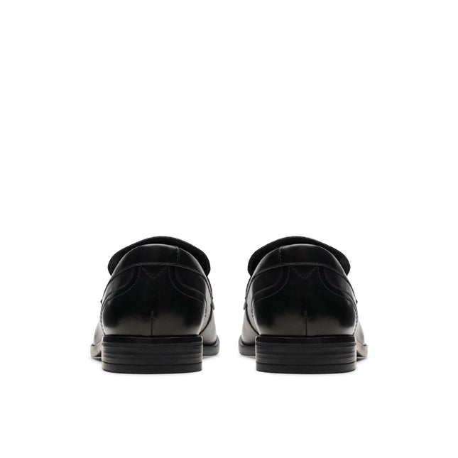 Clarks Brandon Step Black Leather