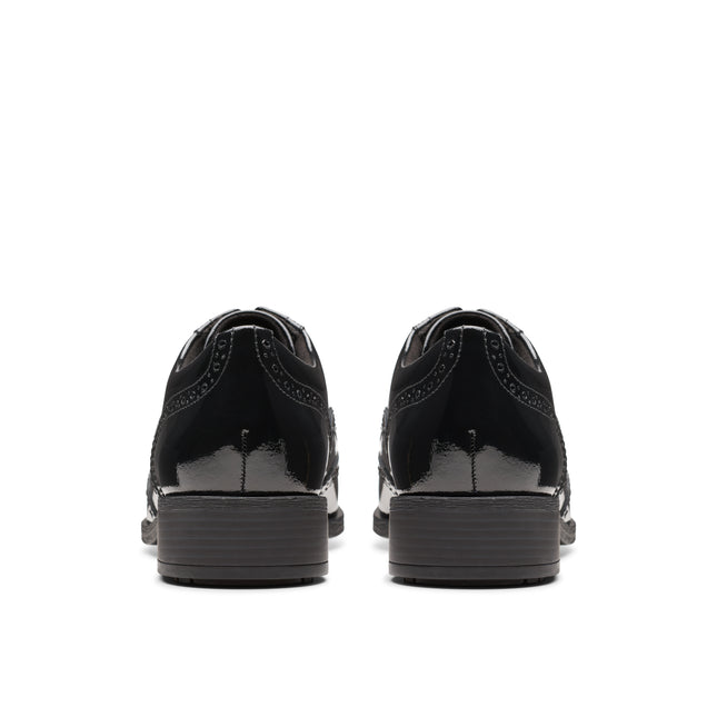 Clarks Havisham Oak Black Patent
