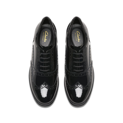 Clarks Havisham Oak Black Patent