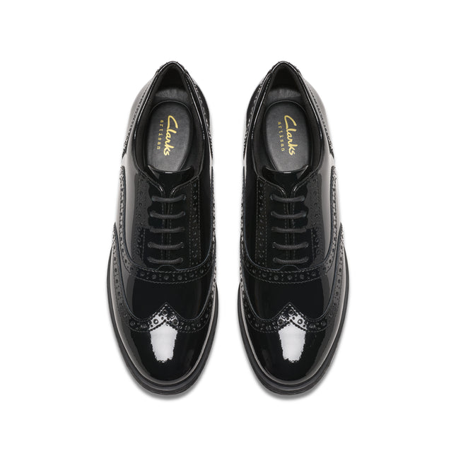 Clarks Havisham Oak Black Patent