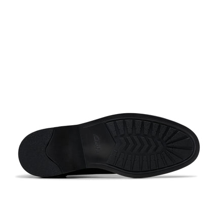 Clarks Aldwin Chukka Black Leather Smart Boots