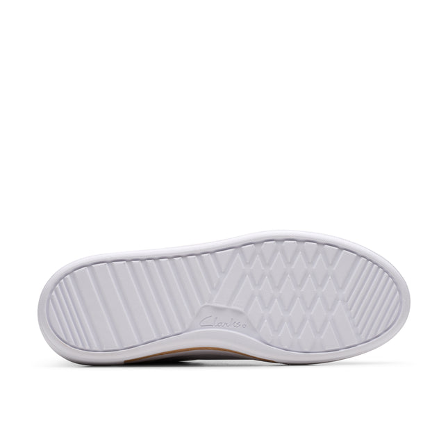 Clarks Hollyhock Zip Silver Womens Trainers