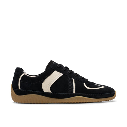 Clarks Meridor Lo Black Womens Trainers